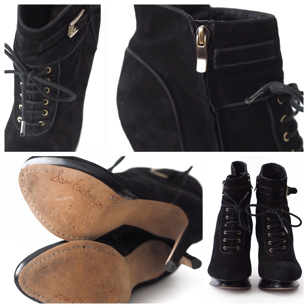 [[SOLD!!]]Sam Edelman Black Booties - Picture 8 of 8